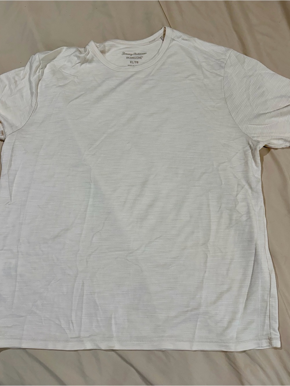 Tommy Bahama Classic White Short Sleeve Crewneck Tee